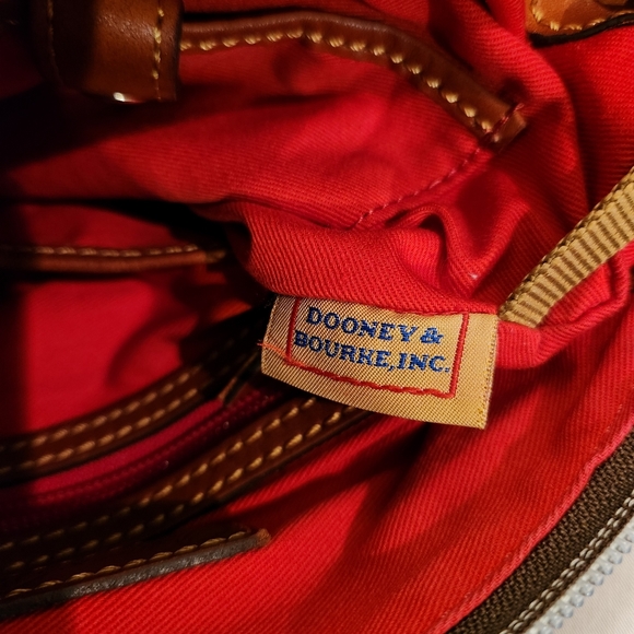 Dooney & Bourke Orange Lightweight Nylon Crossbody Bag/Purse - Picture 3 of 12